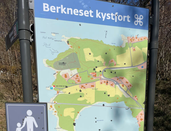 Skadeskote kystfort på Berkneset