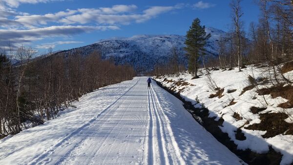 Fint skiføre i Grøndalen