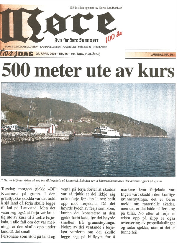 20 år og nesten på same plass