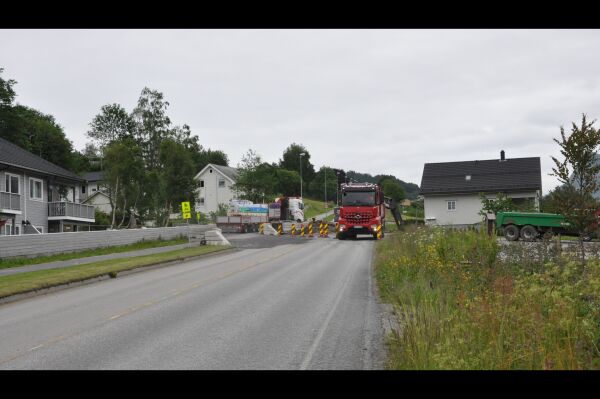 Omkøyring i Vikebygdvegen