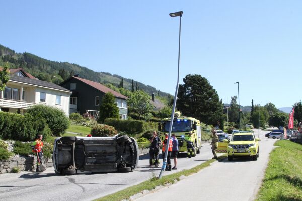 Trafikkulykke i Kårstadvegen
