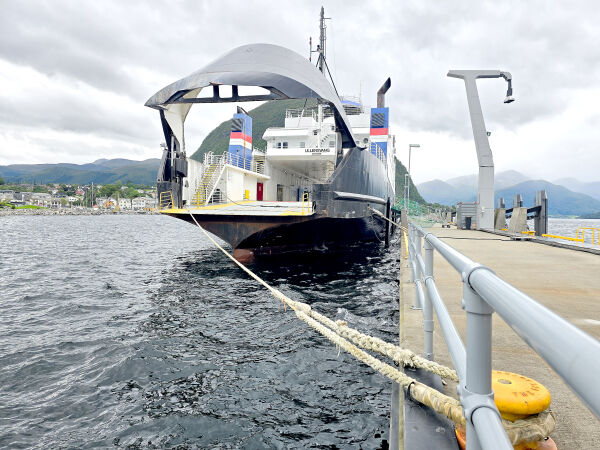 Reserveferja Ullensvang er klar for Volda-Lauvstad
