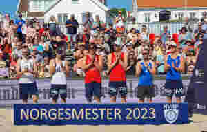 Volding med NM-sølv i sandvolleyball