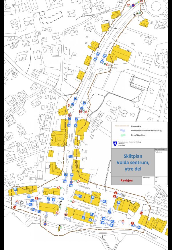 Opnar for endring av skiltplan