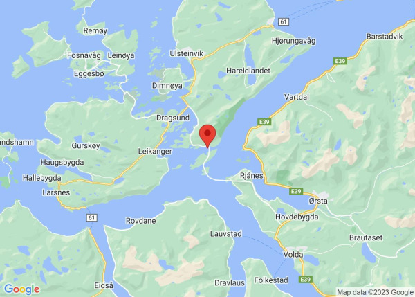 Bilbrann på Eiksundbrua