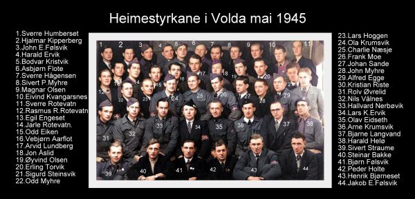 Sjå film frå frigjeringsdagen 1945 i Volda