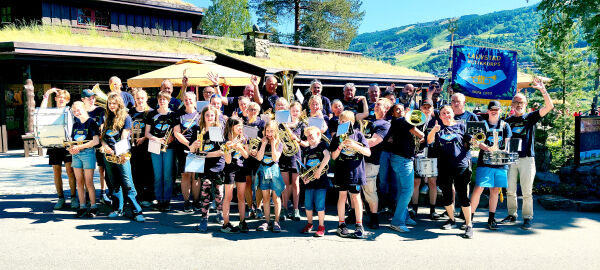 Lauvstad Musikkorps på Lillehammerfestivalen