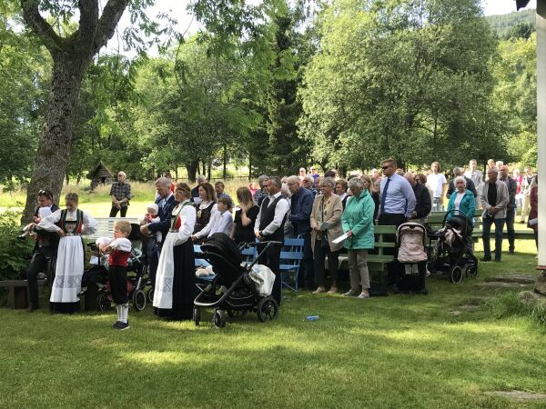 Olsokfeiring i strålande vêr