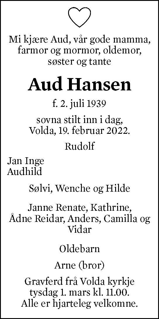 Aud Hansen