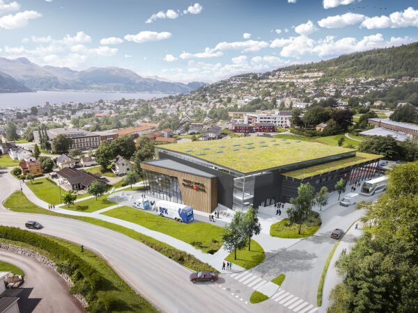 Ny idrettshall er i mål