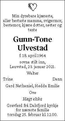 Gunn-Tone Ulvestad