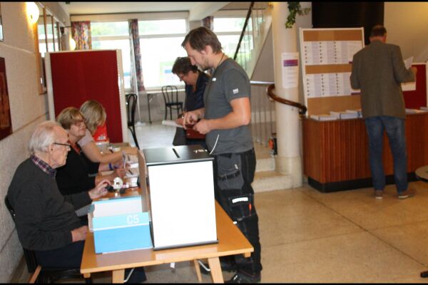Valet er i gang