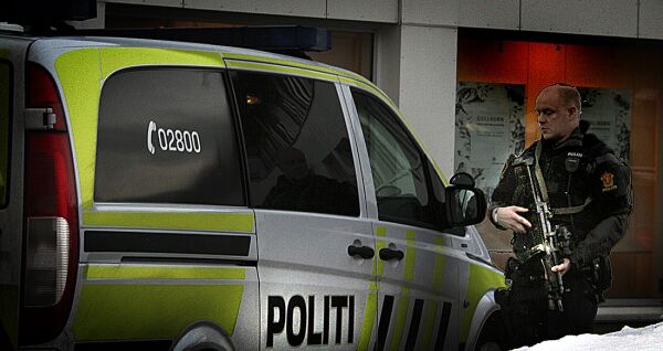 Skyting i Volda sentrum