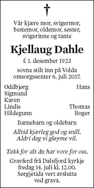 Kjellaug Dahle