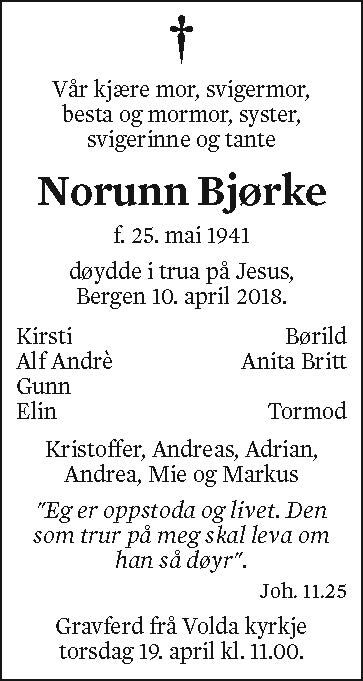 Norunn Bjørke