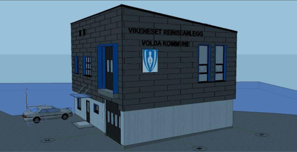 Nytt reinseanlegg på Vikeneset