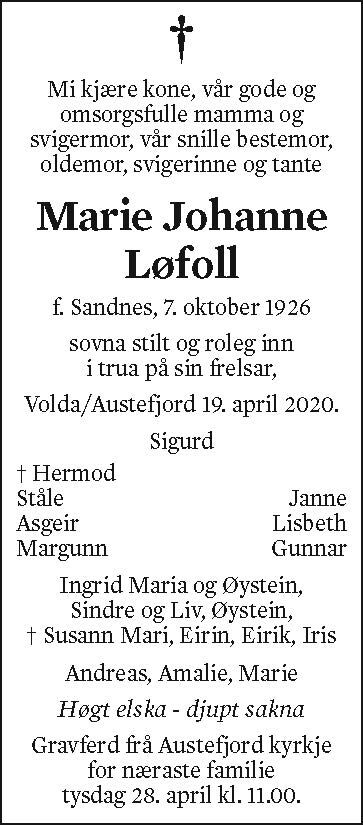 Marie Johanne Løfoll