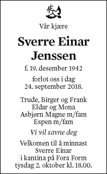 Sverre Einar Jenssen