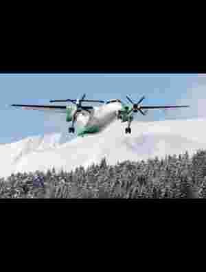 Snøen gjev utfordringar for flytrafikken