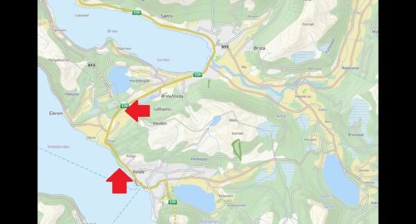 Bompengar mellom Volda sentrum og Mork