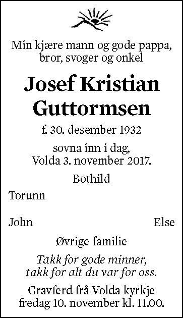 Josef Kristian Guttormsen