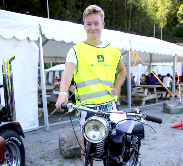 Restaurerte jordmor-motorsykkel