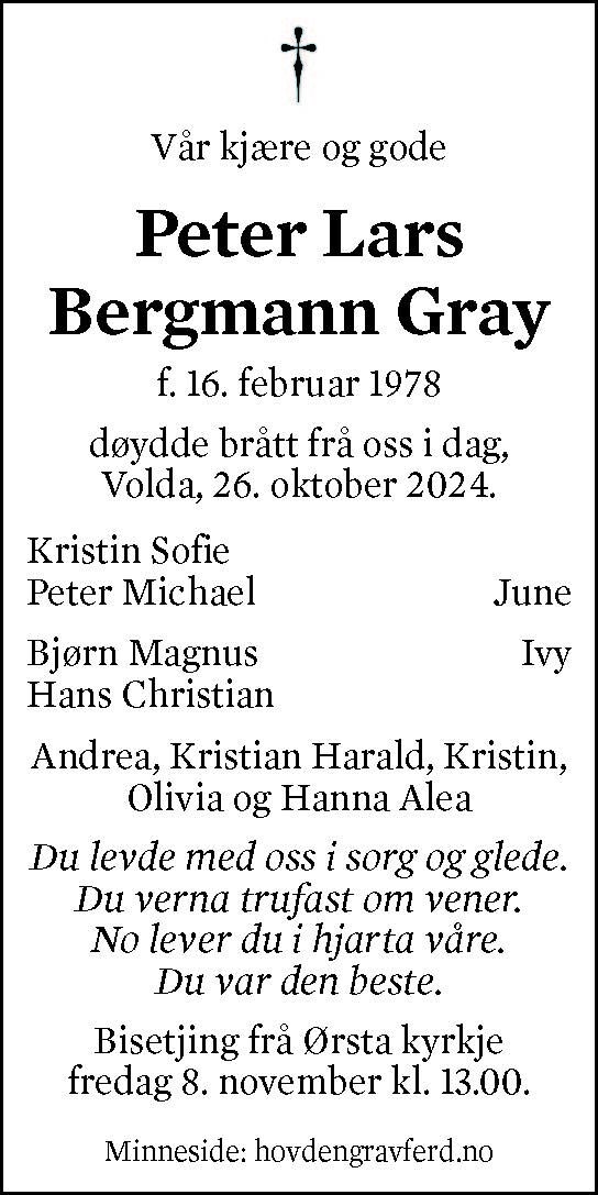 Peter Lars Bergmann Gray