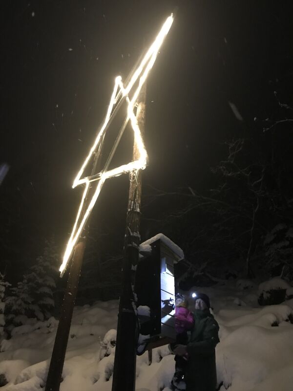 Reisa til adventsstjerna i Volda