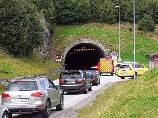 Røykutvikling i tunnel