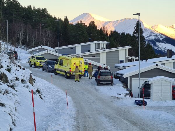 Brannutrykking til Morkaåsen