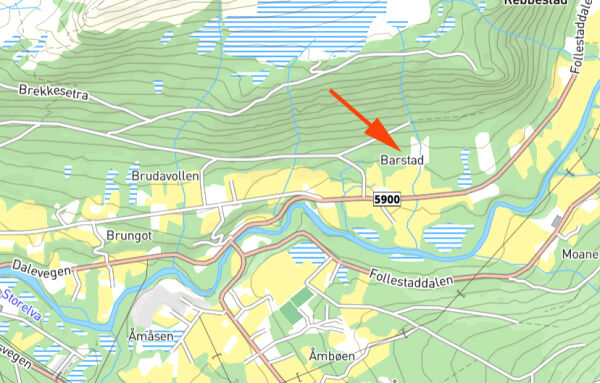 Køyrde utfor vegen