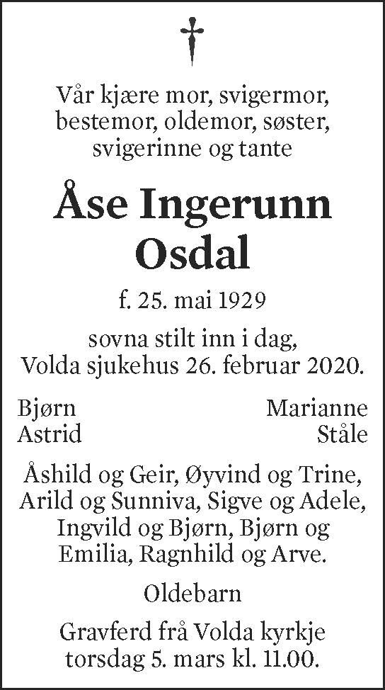 Åse Ingerunn Osdal