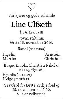 Line Ulfseth