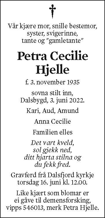 Petra Cecilie Hjelle