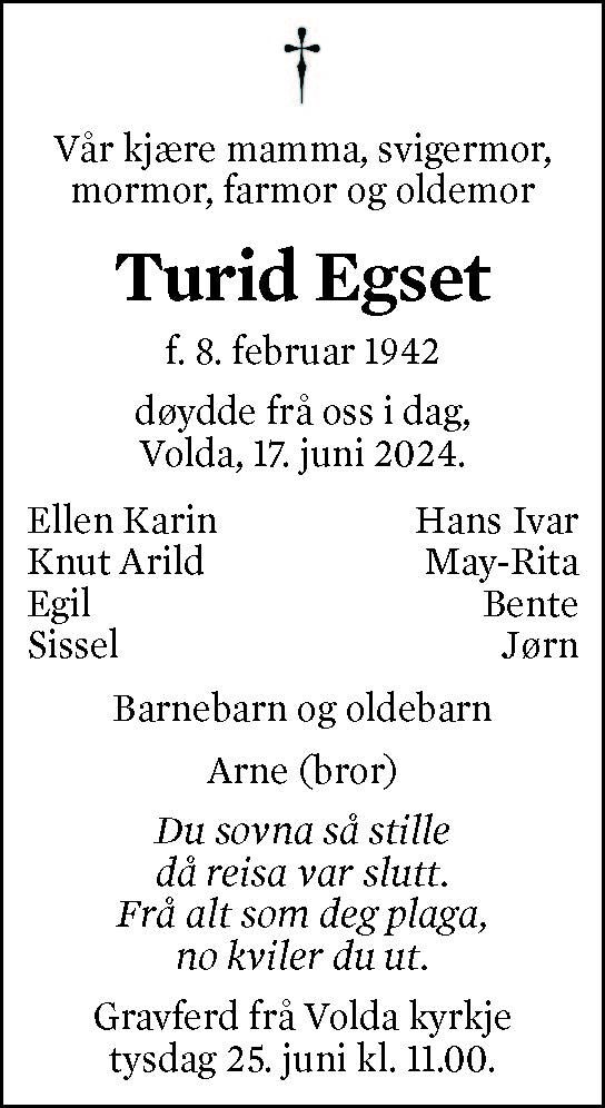 Turid Egset