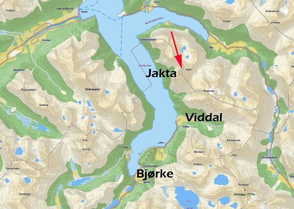 Mørkna ute på Jakta