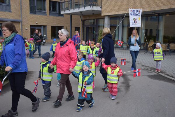 Øvde seg til 17.mai