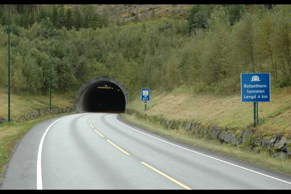 Vegarbeid på E39