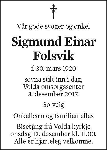 Sigmund Einar Folsvik