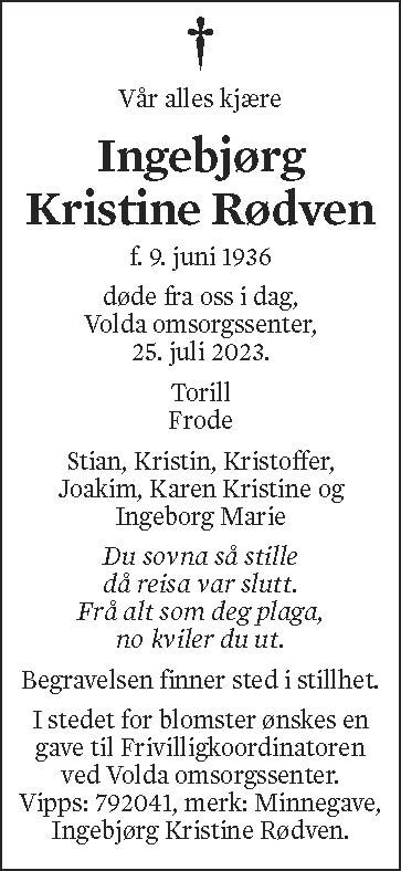 Ingebjørg Kristine Rødven