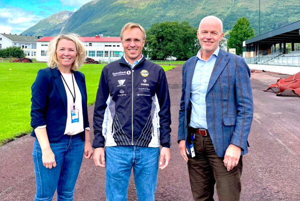 Nytt løpedekke på Ørsta stadion