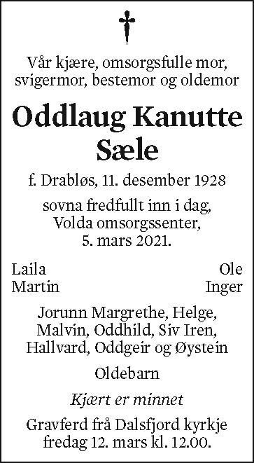 Oddlaug Kanutte Sæle