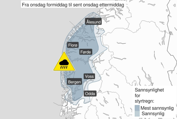 Fare for lyn, styrtregn og skred