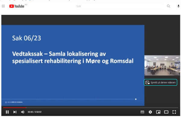 Video av Mork-diskusjonen er lagt ut offentleg