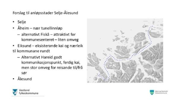 Vil diskutere hurtigbåtrute med kommunane