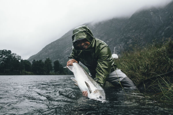 Godt fiske i Bondalselva