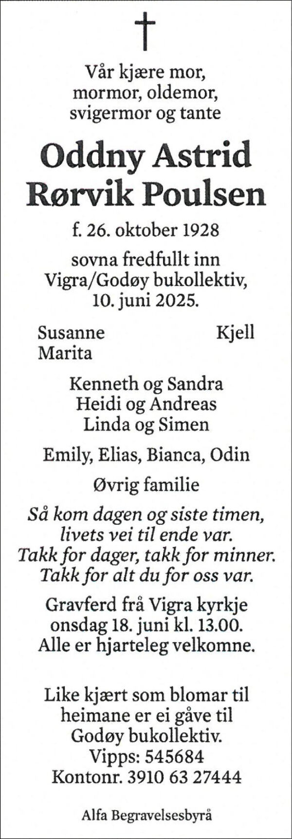 Oddny Astrid Rørvik Poulsen