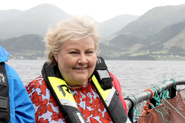 Erna kjem til Volda