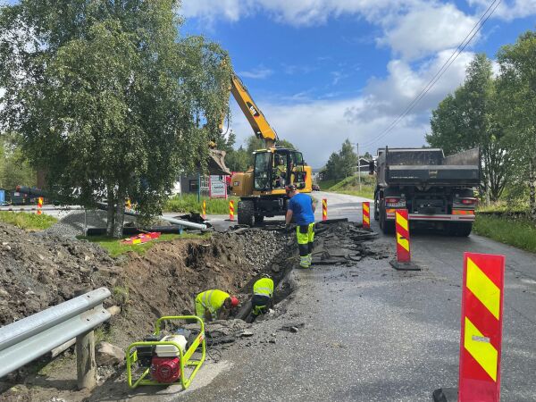 Stor vasslekkasje i Furene