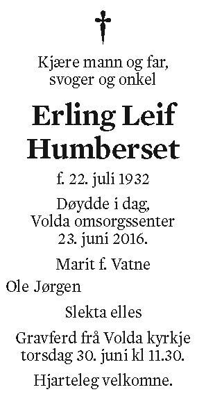 Erling Leif Humberset